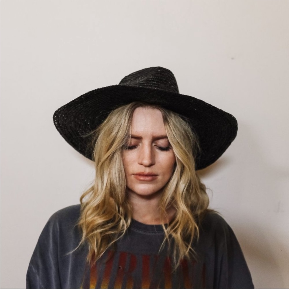 San Diego Hat Company Black Straw Hat